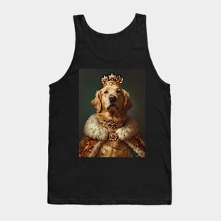 Golden Retriever The King Tank Top